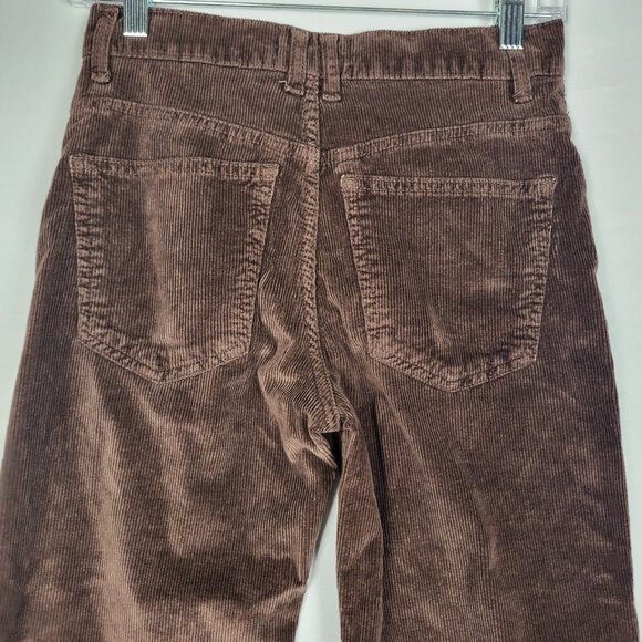 Free People We The Free Risk Taker High Rise Straight Corduroy Pants  Size 24 - Picture 10 of 12